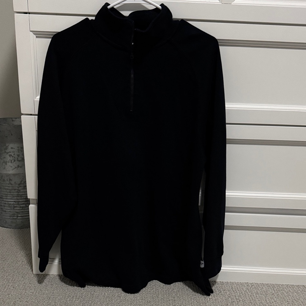 Jos A Bank Leadbetter Golf Black Quarter-Zip Pullover